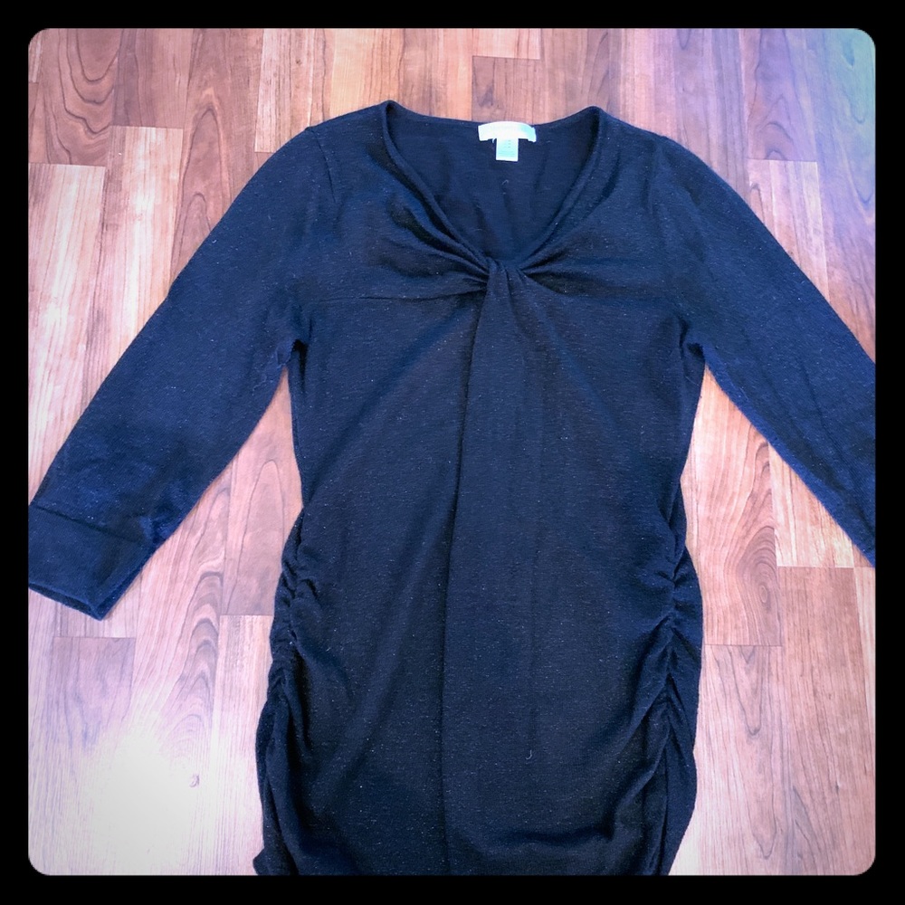 Black maternity top